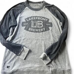 Lakefront Brewery Crewneck | Built In Bottle Opener | Rare Beer Sweatshirt